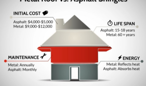 Metal Roofing vs Asphalt Shingles - Are Metal Roofs Better than ...