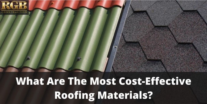 What Are The Most Cost-Effective Roofing Materials? | RGB Construction What Are The Most Cost-Effective Roofing Materials? | RGB Construction